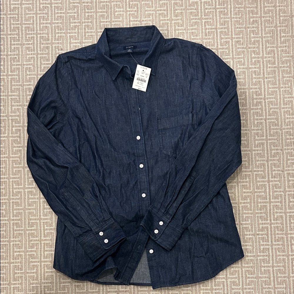 J. Crew Navy Button Down Shirt